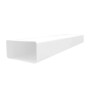 Conducto rectangular de plástico