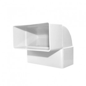 Codo 90º vertical de plástico